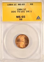 1984 Double Die Lincoln Cent.