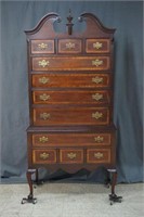 Chippendale Style Highboy Chest of Drawers