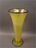 11 3/8” Tall U.S. Glass #151 ftd. Trumpet Vase –