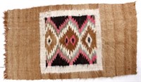 Navajo Mohair Hand Woven Polychrome Rug