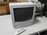 GE Spacemaker 13" TV with Remote & VHS Player