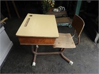 Vintage School Desk