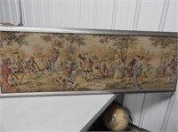 Lovely Old Victorian Tapestry, 21" x 59"