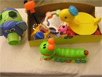 Toddlers Toy Lot: Talking Worm Noise Makers