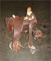 Mexican Handmade Jose Tagle Leather Saddle