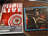 Autographed Trooper Poster & Album