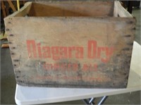 Niagara Dry Gingerale Wood Crate