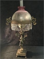 Victorian Cherub Parlor Lamp