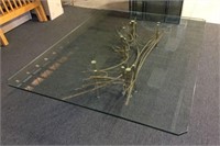 Ornate Tree Base with  1" Thick Glass Top