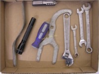 Tool Lot: Flashlight & Wrenches