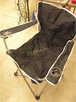 Black Folding Camping Chair