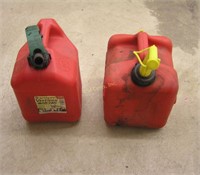 Pair Of 2 Gallon Gas Cans Plastic