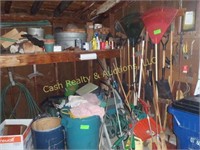 LOT OF YARD TOOLS