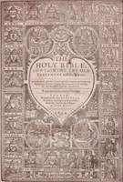 King James Bible, Robert Barker, 1634