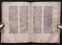 14th c. Manuscript Prayer Book on Vellum