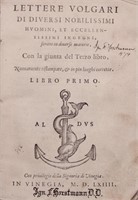 [Aldus]  Lettere Volgari di Diversi, 1564