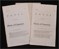 Votes of House of Commons, Slavery, America