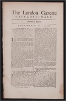 [Revolutionary War]  London Gazette, 1778