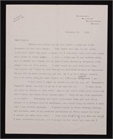 William Butler Yeats, Typed Letter Signed, 1935