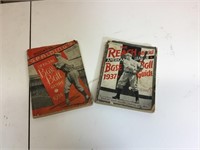 (2) pair of early baseball guides 1934, 1937