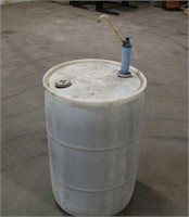 50 Gallon Waste Oil Barrel & Pump