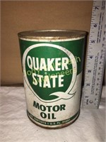 Quaker State full Motor Oil Can
