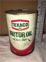 Texaco Motor Oil can-full