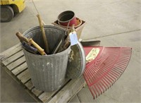 Assorted Yard Tools & Hand Saws