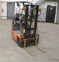 Toyota SP 24v Forklift, 1,000 lb Capacity, Unknown