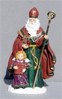 Pipka St Nicholas w Angel Figurine in Box