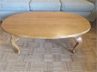 Oak Oval Coffee Table