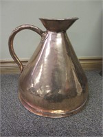 Large Hand Hammered Copper Pitcher