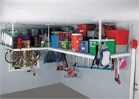 Two SafeRacks-Overhead Garage Storage Kit 4'x8'