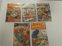 Mister Miracle comics issue 3, 4, 5, 6, 18