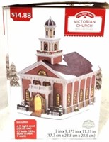 Holiday Time Victorian Church Figurine