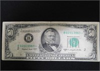 1950 U.S. $50 STAR NOTE - NEW YORK