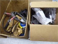 3 boxes misc. garage items