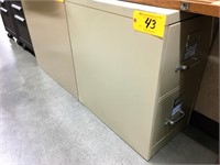 (2) 2-Drawer FILE CABINETS