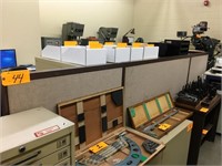 (5) SECTIONS OFFICE DIVIDERS