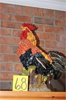 rooster figurine, approx 20" tall