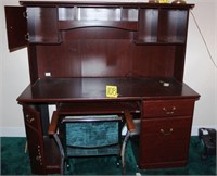 office desk/credenza with chair