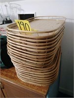 19 bamboo trays