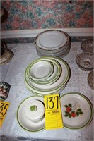 assortment of plates