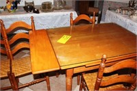 kitchen table with extensions and four