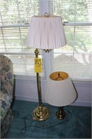 floor lamp and table lamp