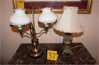 three lamps