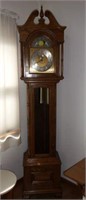 Lot #113 Contemporary Oak grandfather clock