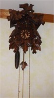 Lot #101 West German highly carved cuckoo