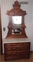 Lot #66 Immaculate Victorian carved Walnut