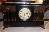 Lot #60 Antique Sessions mantel clock with 8